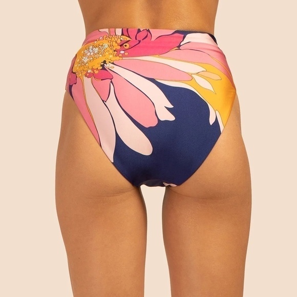 Trina Turk BREEZE FOLD OVER HIGH WAIST BOTTOM - Picture 3 of 12